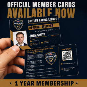 British Eating League Official Membership – 1 Year
